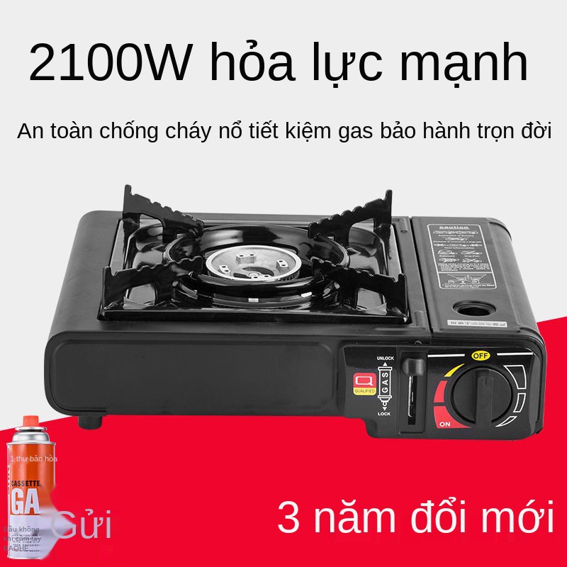 ✚❈✓Bếp Cassette Di động ngoài trời Lò nướng Cass từ gas <