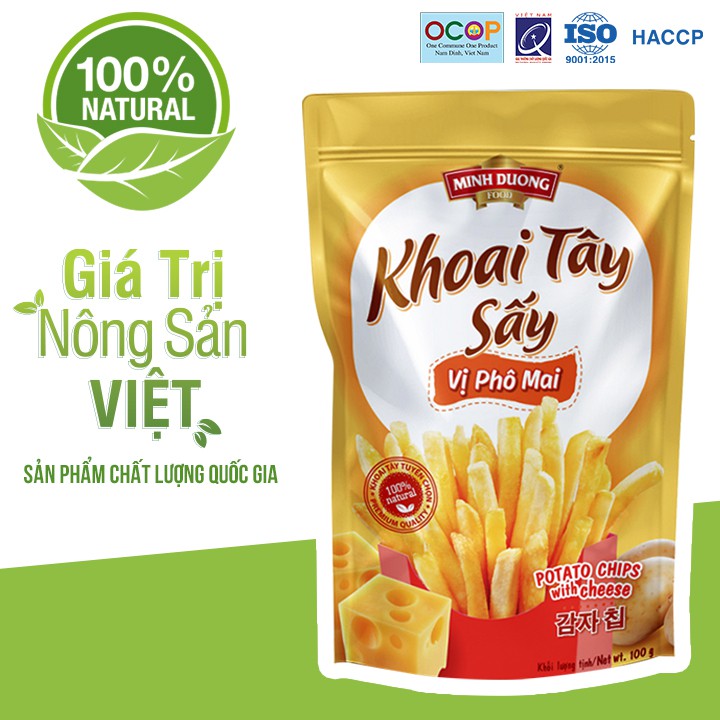 Khoai tây sấy vị phô mai Minh Dương