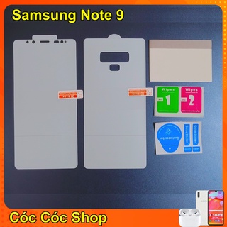 Miếng dán dẻo măt trước, mặt sau Samsung Note 20 Ultra/ Note 20/ Note 10 Plus/ Note 10 lite/ Note 10/ Note 9/ Note 8