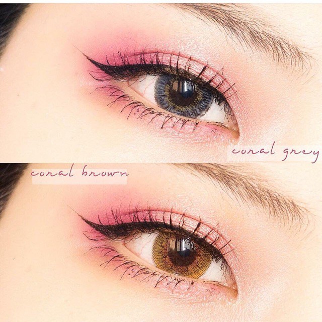 Kính áp tròng thái lan- chaba brown lens