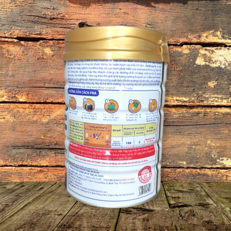 Sữa goldlay canxi sure 900g