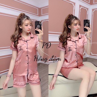 Đồ bộ pyjama đùi, bộ đồ ngủ nữ 😍[ FREESHIP ]😍pijama phi bóng cao cấp, chất vải mền mịn, mặc thoáng mát🌸size 48kg--65kg