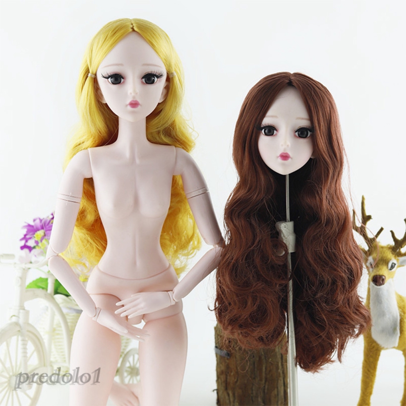 Đầu Búp Bê Nữ Bằng Nhựa 60cm 1 / 3 OB DIY