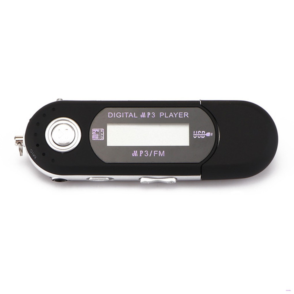 Portable Mini USB Flash LCD Digital MP3 Player Support Flash 32GB TF Card Slot Music Player FM Radio