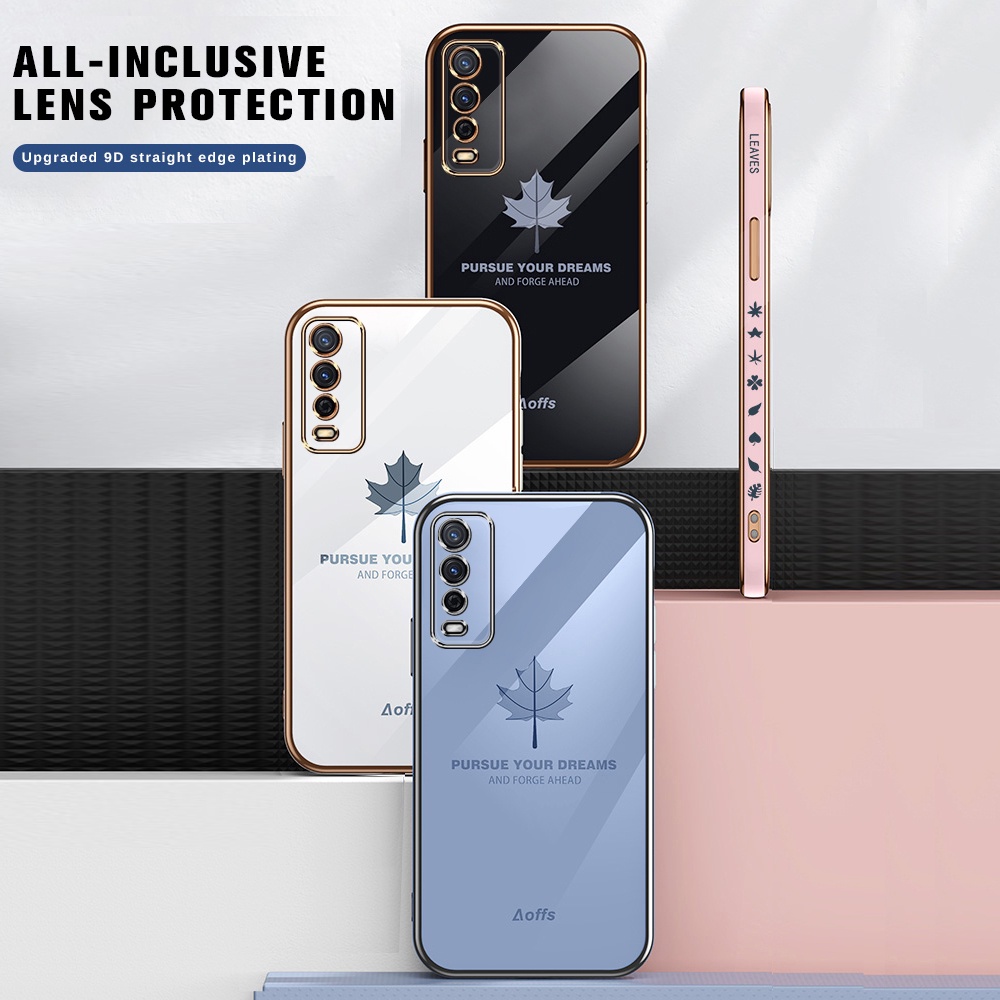 Ốp Điện Thoại Sang Trọng Cho Vivo Y20 Y20S Y12S Y21 Y21T Y21S Y21A Y33S Y33T Y15A Y15S Y01 Y75 T1 Y12 Y17 Y15 Y31 Y51 Y30 Y30i Y50 Y19 Y95 Y93 Y1C Y1C Y1S