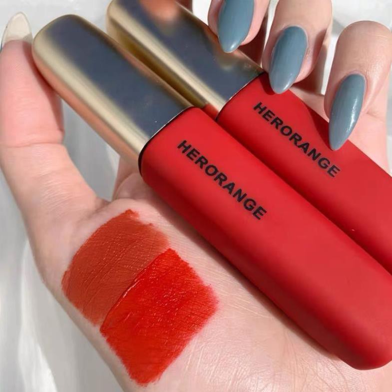 Son Môi Son Lì HERORANGE Domestics Lipstick Makeup Lip Glaze Clouds Niche Brand | BigBuy360 - bigbuy360.vn