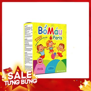 Bổ Máu Paris - Bổ Sung Sắt, Acid Folic, B12, Giảm Nguy Cơ Thiếu Máu