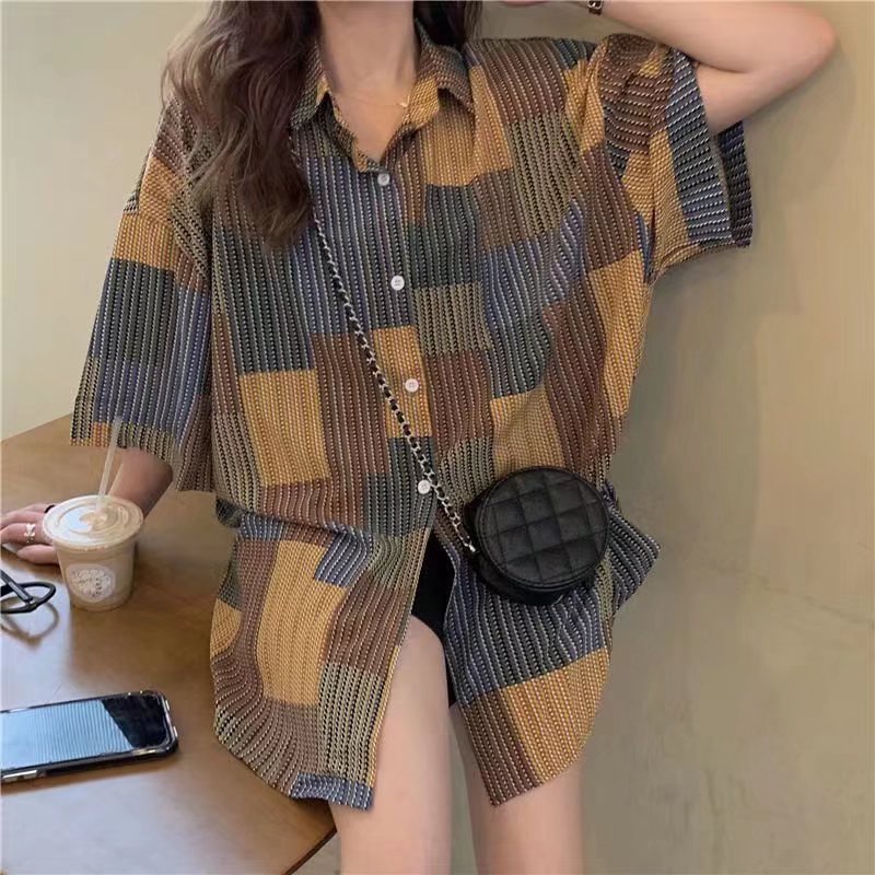 Áo dáng rộng màu trơn phong cách Hàn Quốc trẻ trung Bình thường và lỏng lẻo áo unisex áo phông oversize nam