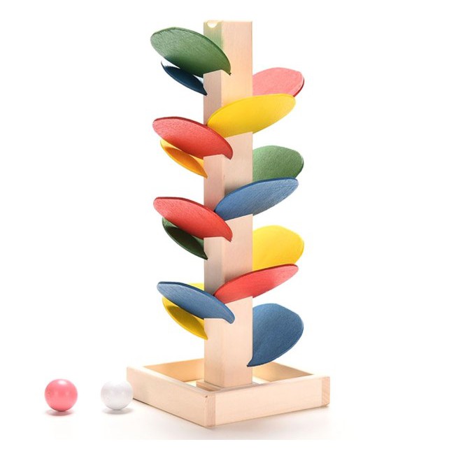 Cây gỗ thả bi lăn trang trí bàn làm việc