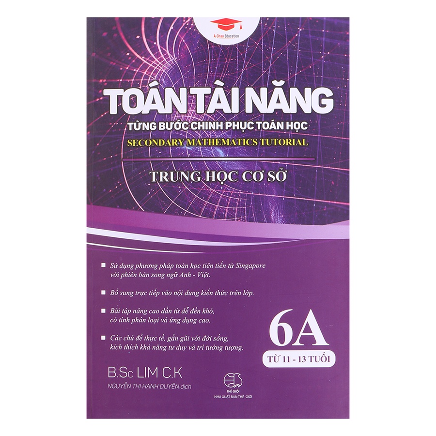 [Mã BMBAU50 giảm 7% đơn 99K] Sách: Toán Tài Năng 6A - Á Châu Books - Toán Lớp 6