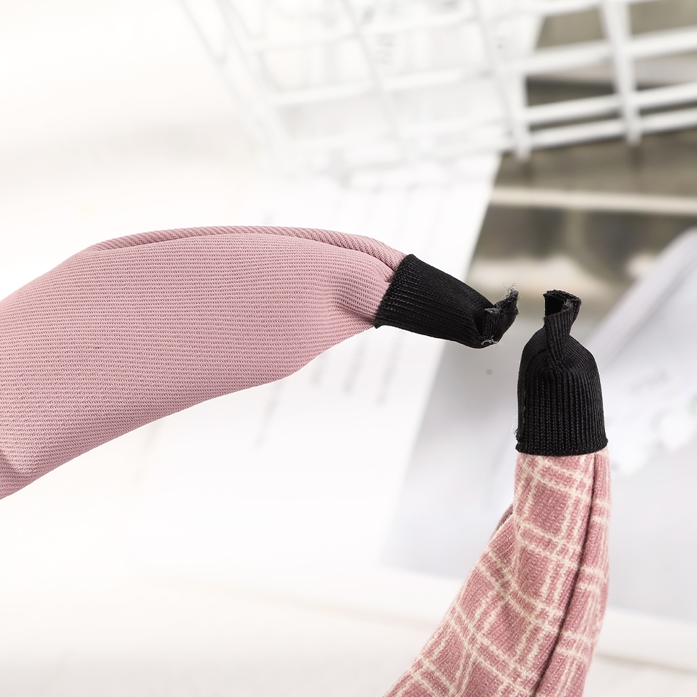 Cài tóc HAIMEIKANG họa tiết sọc caro phong cách retro Hàn Quốc thời trang cho nữ