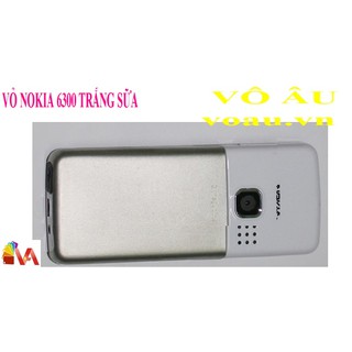 VỎ NOKIA 6300 MÀU TRẮNG SỮA KHÔNG PHÍM