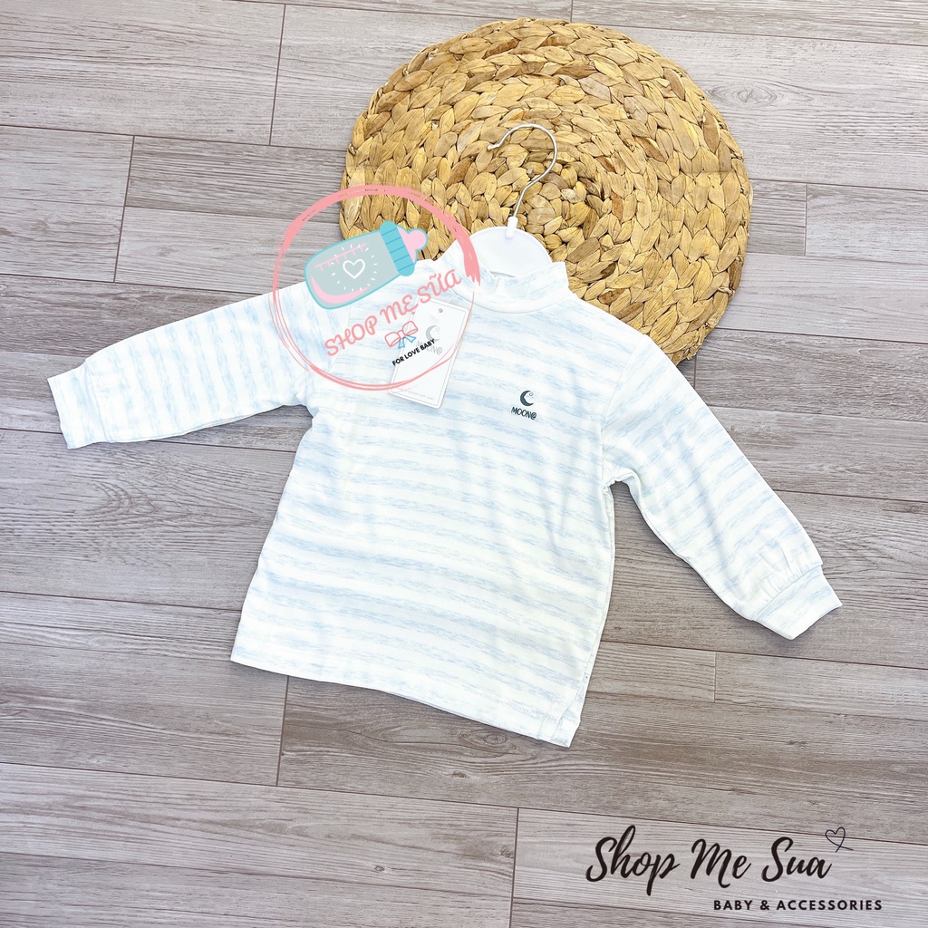 [MOON] Áo Giữ Nhiệt Cổ 3 Phân Giữ Ấm Cho Bé Hàng Chính Hãng