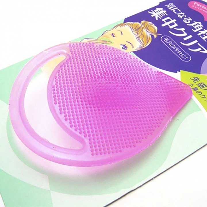 Miếng rửa mặt silicon Ebelin Circle Big massage tẩy da chết làm sạch sâu lỗ chân lông loại bỏ mụn cám mụn đầu đen