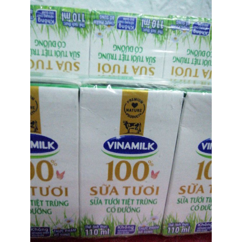 1 thùng sữa tươi tiệt trùng Vinamilk100%48 hộp sữa100ml