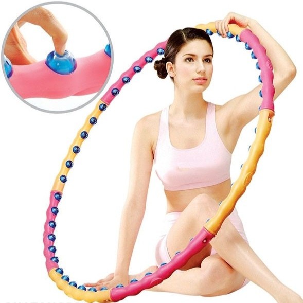 Vòng lắc eo Massage Hoop + Tặng đĩa xoay eo