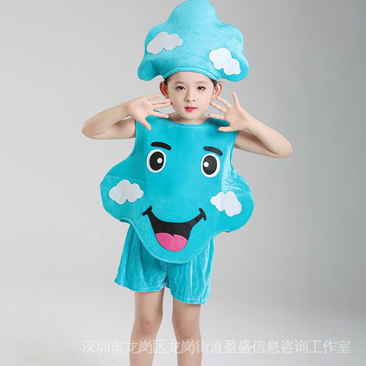 Bộ Đồ Hóa Trang Catwalk 3 Món Hình Mặt Trăng / Mặt Trời Thời Tiết Cho Bé