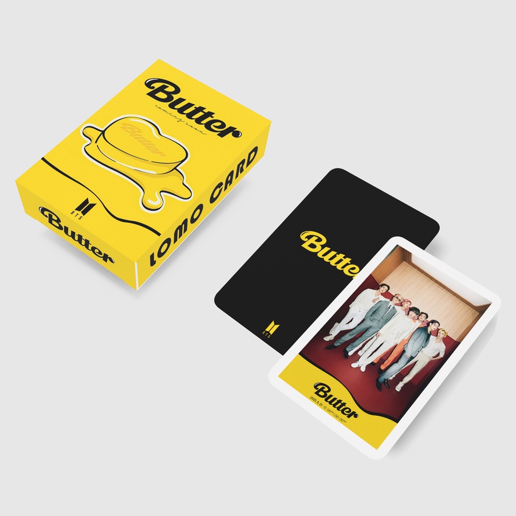 Hộp 54 Thẻ Ảnh Nhóm Nhạc BTS 2021 Butter Album LOMO