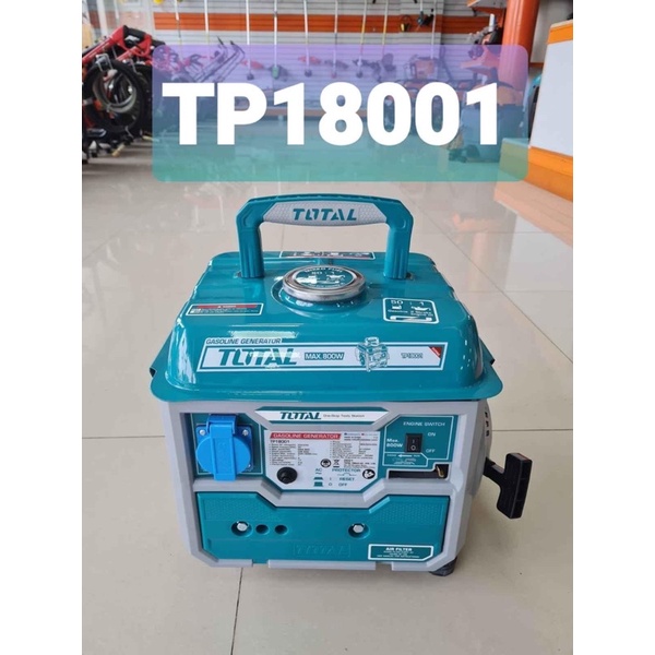 TOTAL MÁY PHÁT ĐIỆN DÙNG XĂNG pha nhớt 0.8 KW TP18001 (Cam kết Chính Hãng 100%)