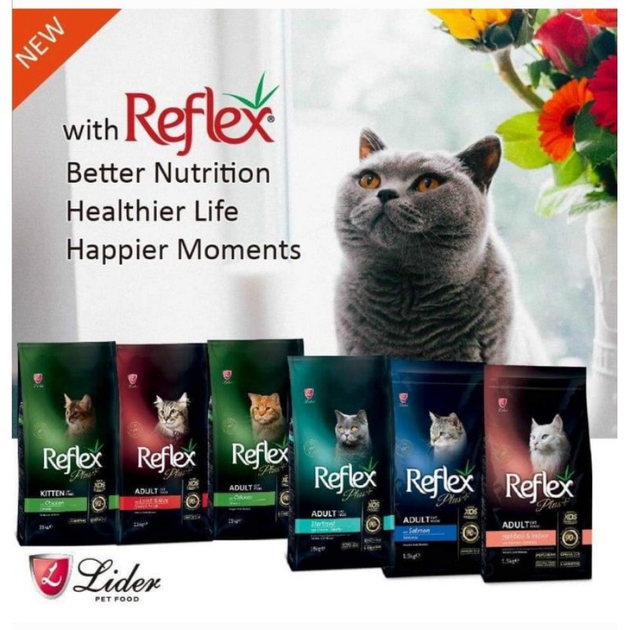 Hạt Reflex Kitten Adult Cho Mèo Lớn, Mèo Con - Đầy đủ các dòng