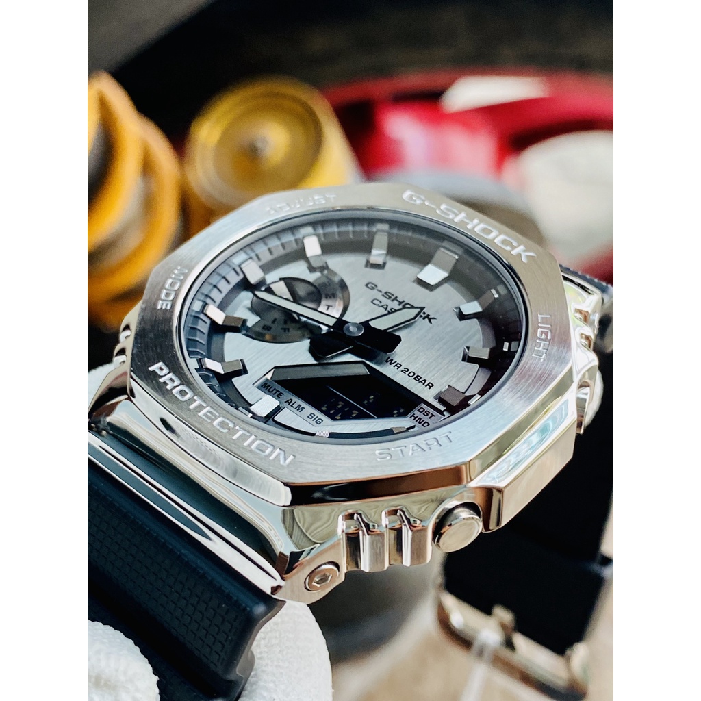 Đồng hồ nam g-shock gm-2100-1 new model 2022 , chính hãng full box