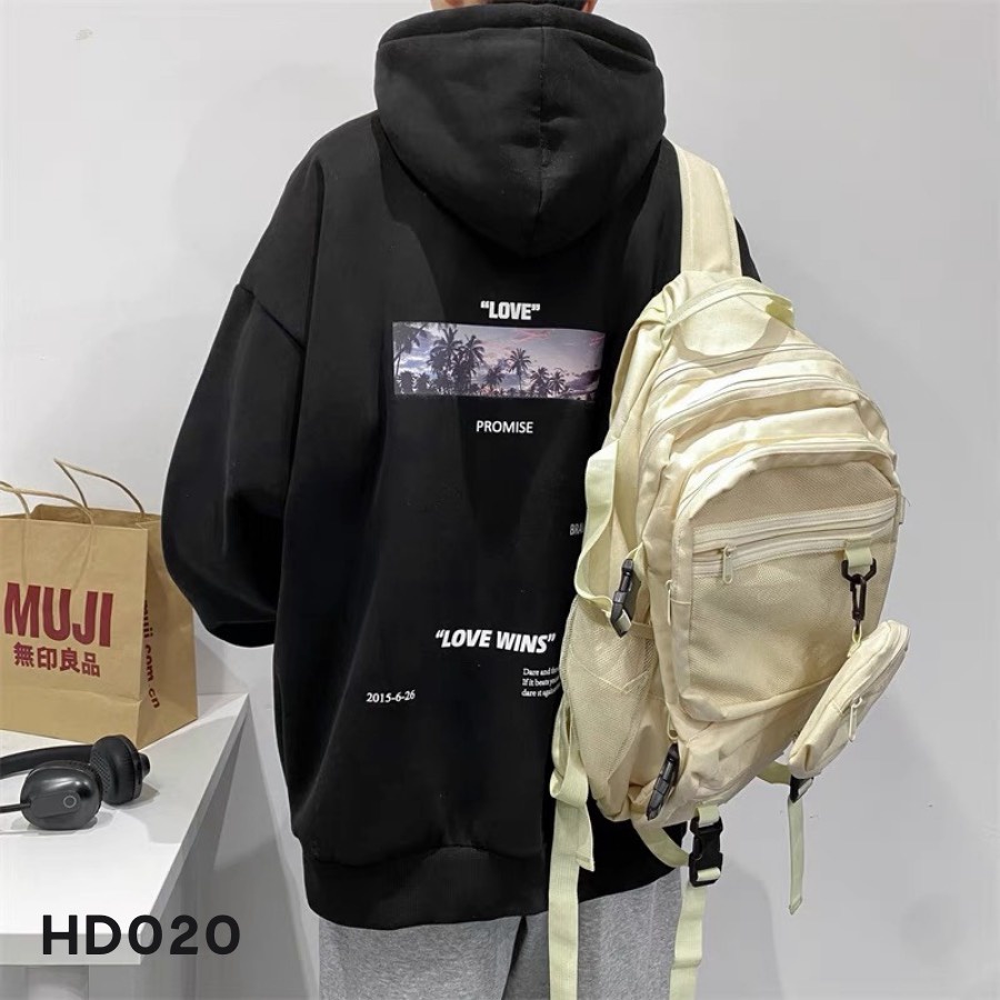 Áo hoodie in love wins HD020 - T2000