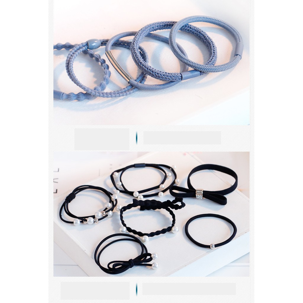 Sét 24 dây buộc tóc cao cấp xuất Nhật HD04