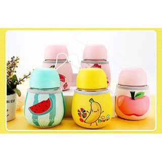 Bình thuỷ tinh giữ nhiệt đựng sữa, cháo cho bé 320ml