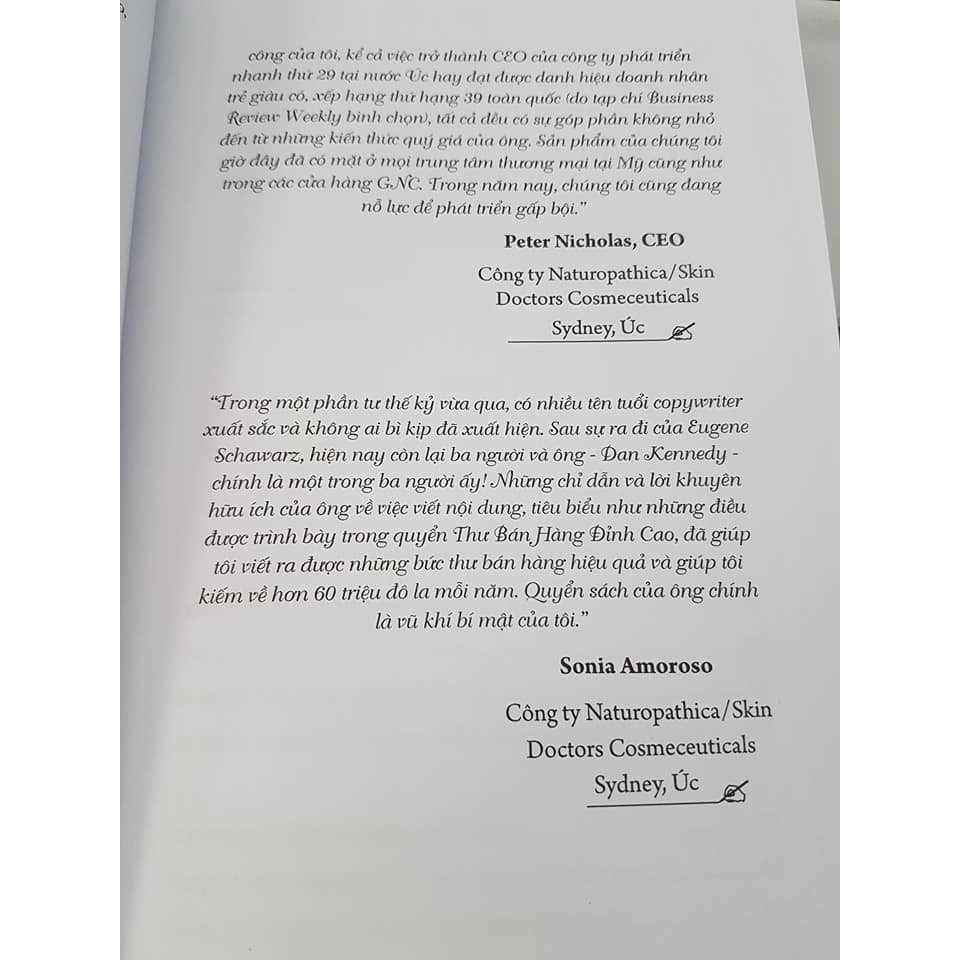 Sách Thư bán hàng đỉnh cao | BigBuy360 - bigbuy360.vn