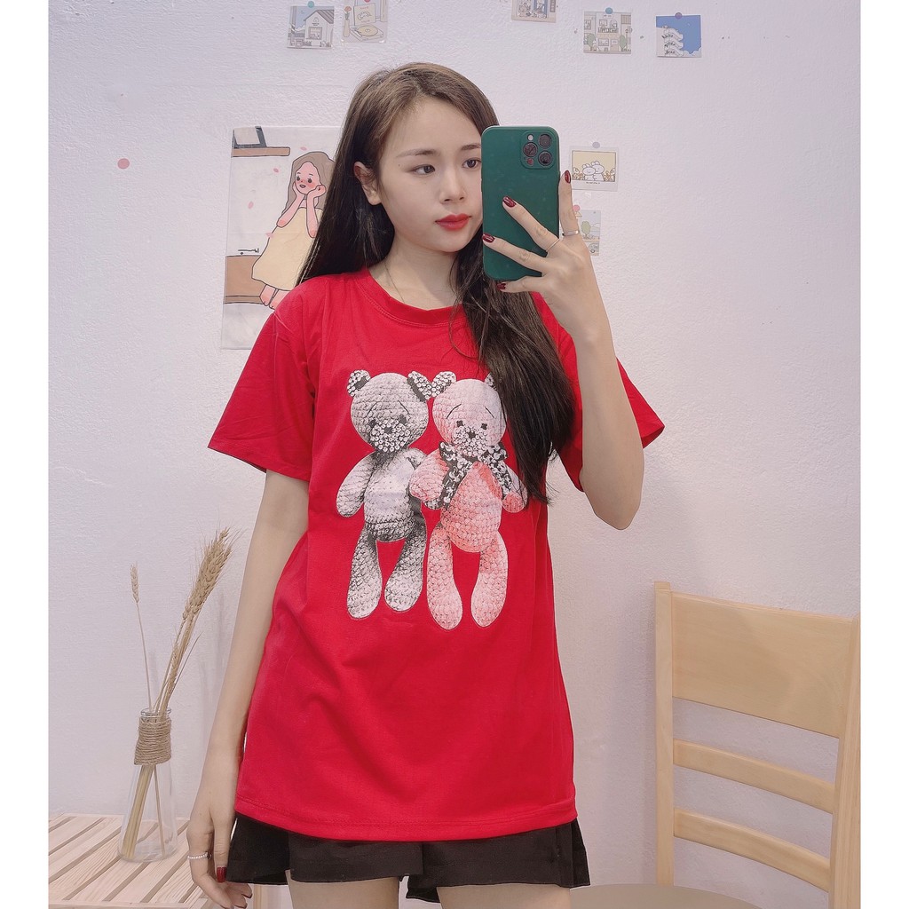 Áo Thun Form Rộng Tay Lỡ Chất Cotton Mềm Mịn Cho Nữ Free Ship Toàn Quốc, Áo In Hình Xịn Xò Đẹp Vải Mát Free Size, MN12 | BigBuy360 - bigbuy360.vn