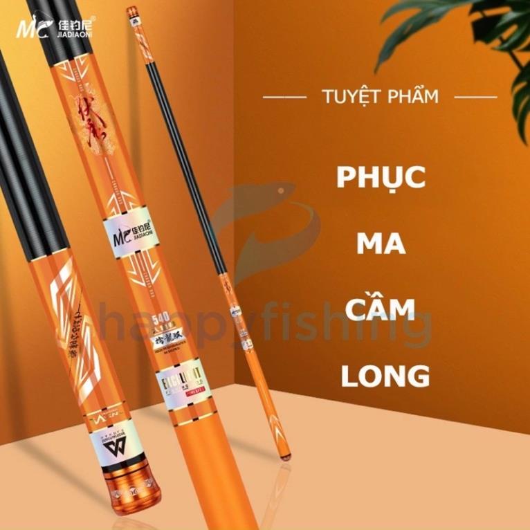 Cần câu tay hãng MC hàng loại 1 cần dài 9m tải cá 15kg phục ma cầm long 5H hàng chính hãng + 1 đọt phụ