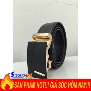 Dây nịt nam đẹp, thắt lưng nam đẹp khóa tự động 4008