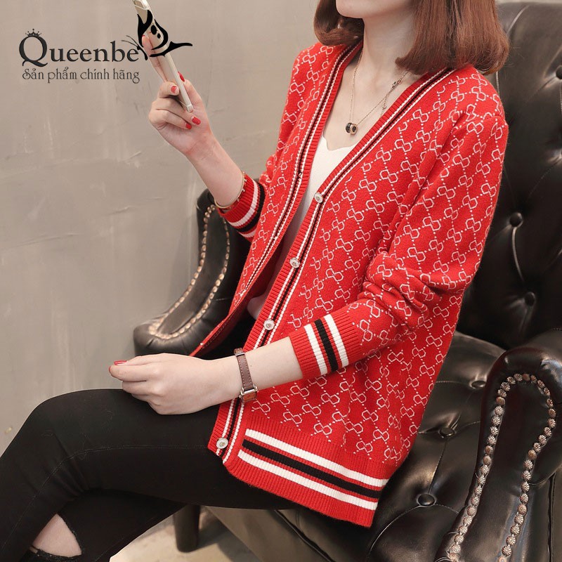 Áo khoác kiểu nữ áo khoác len nữ Queenbe GLA225 Cuocsongvang