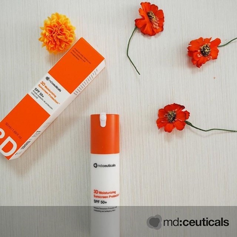 Kem Chống Nắng Vật Lý Giúp Dưỡng Ẩm & Bảo Vệ Da Sau Laser Md:ceuticals 3D Moisturizing Sunscreen SPF50+