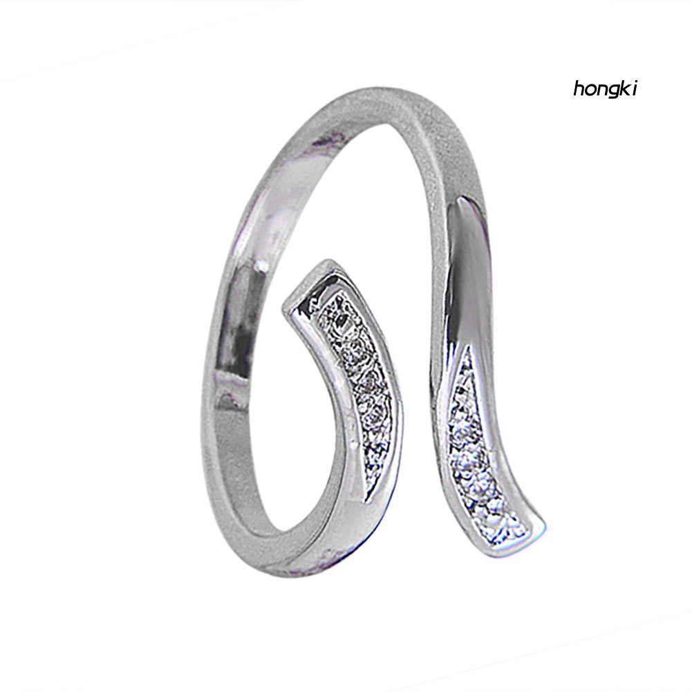 Nhẫn Mạ Bạc 925 Đính Đá Thời Trang Cho Nữ