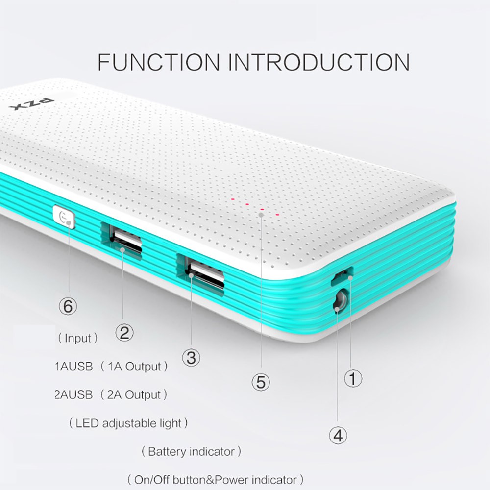 Pin Sạc Dự Phòng 18000mAh PZX C147 Có 2 Cổng Sạc