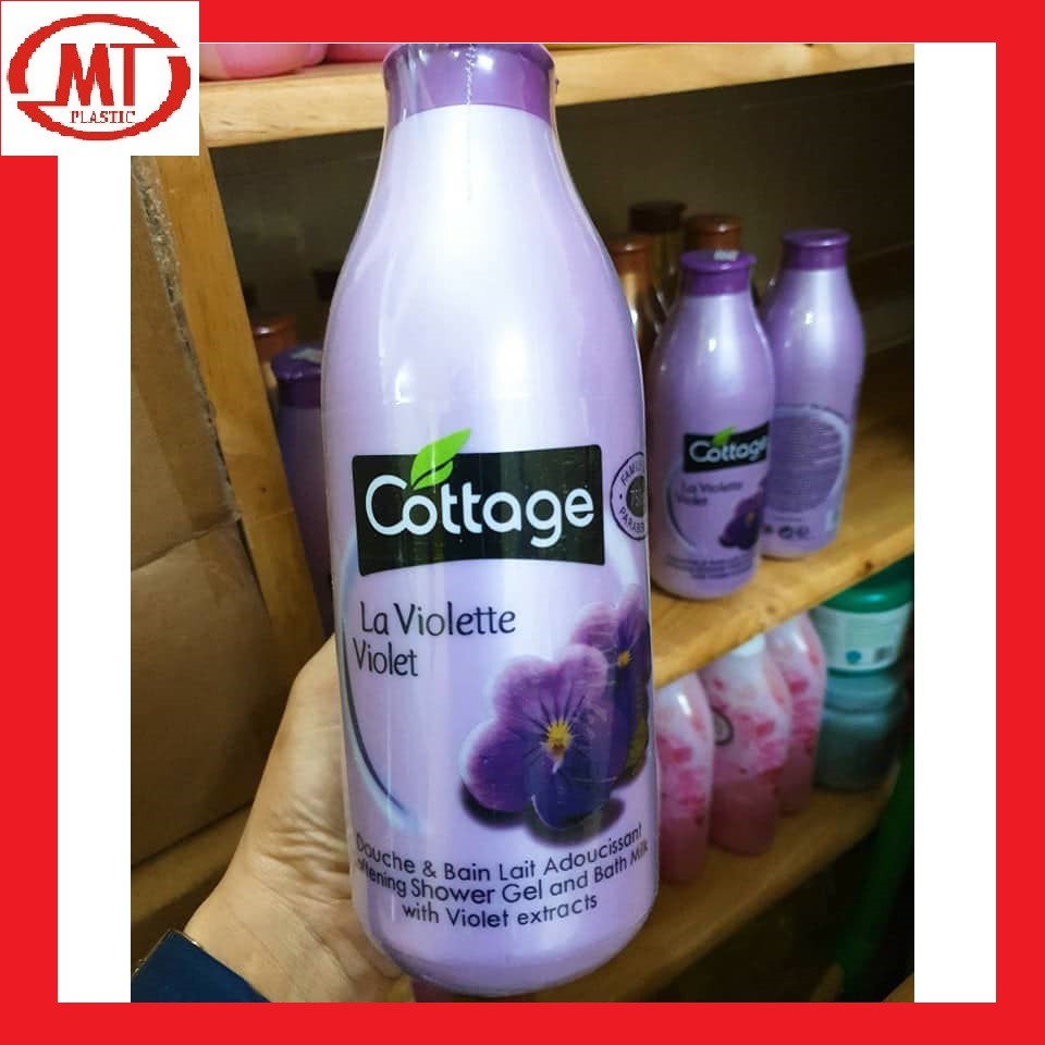 Sữa tắm dưỡng trắng da cao cấp cottage pháp chai lớn 750ml | WebRaoVat - webraovat.net.vn