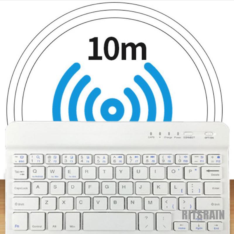 Bàn Phím Bluetooth Không Dây Mini Bằng Nhôm Cho Mac Ios Android Windows Pc Tablet