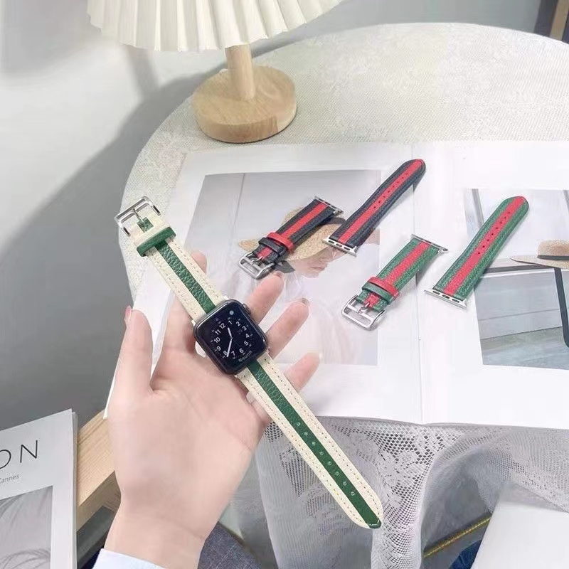 Dây Da Mềm Thoáng Khí Cho Đồng Hồ Thông Minh apple watch 41mm 45mm 38mm 42mm 44mm 40mm 7 se 6 5 4 3 2 1