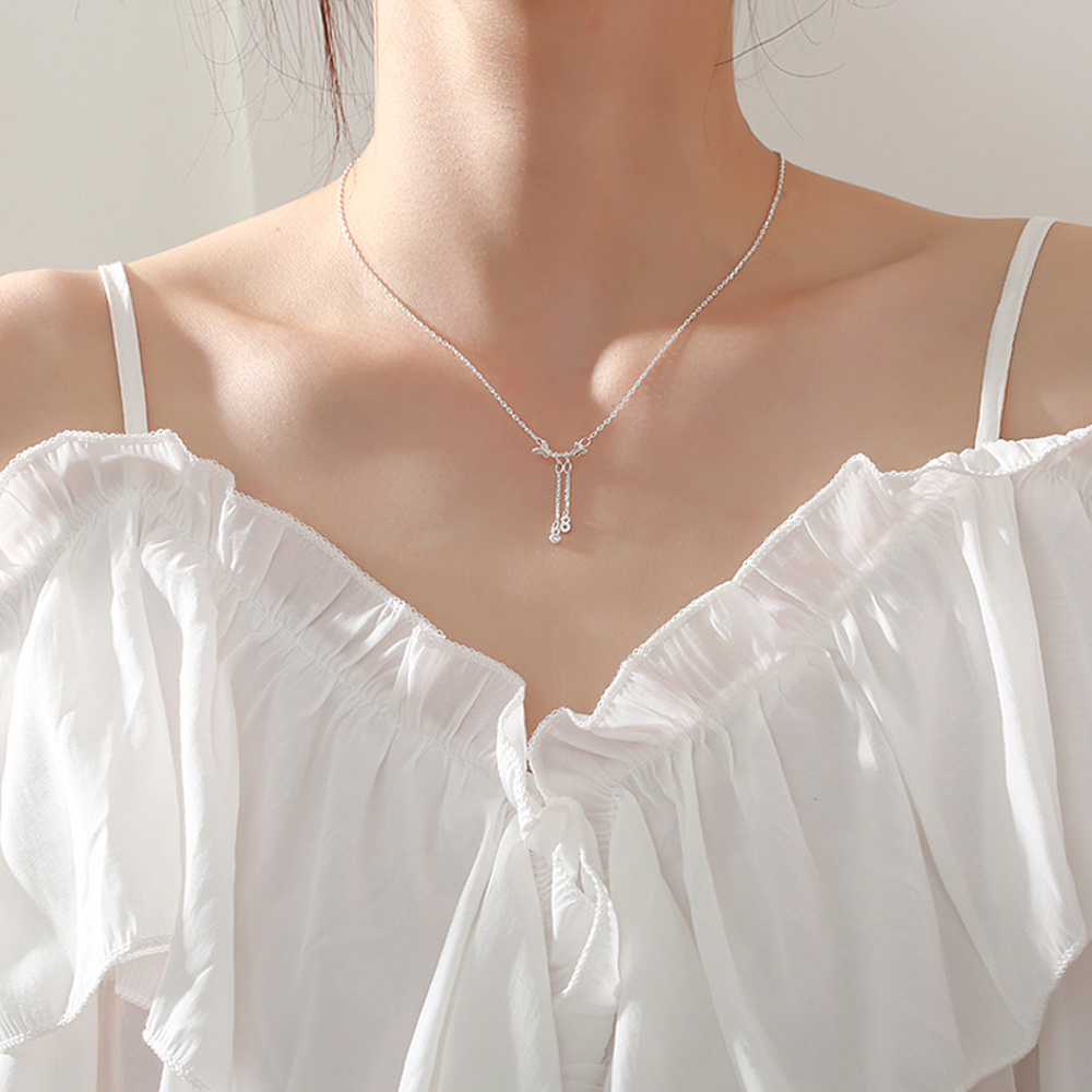 20 Style Womens Neckalce Simple Silver Color Hip-hop Punk Long Chain Muti-layer Charming Sweet Trendy Elegant