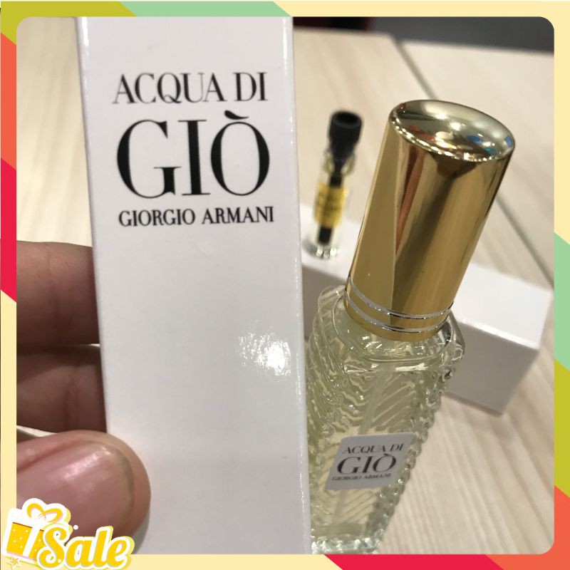 Nước hoa mini, Nước Hoa Aqua Giò Trắng 20ml 6D Hương Thơm Nam Tính, Mạnh Mẽ Lưu Hương 12h | Thế Giới Skin Care