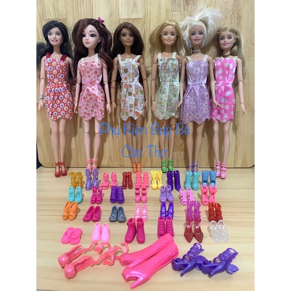 SET 3/5/10 ĐÔI GIÀY CHO BUP BÊ BARBIE, XINYI, LICCA..