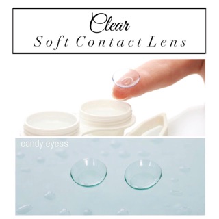 Full set kính áp tròng không màu + ngâm + nhỏ + bộ dụng cụ