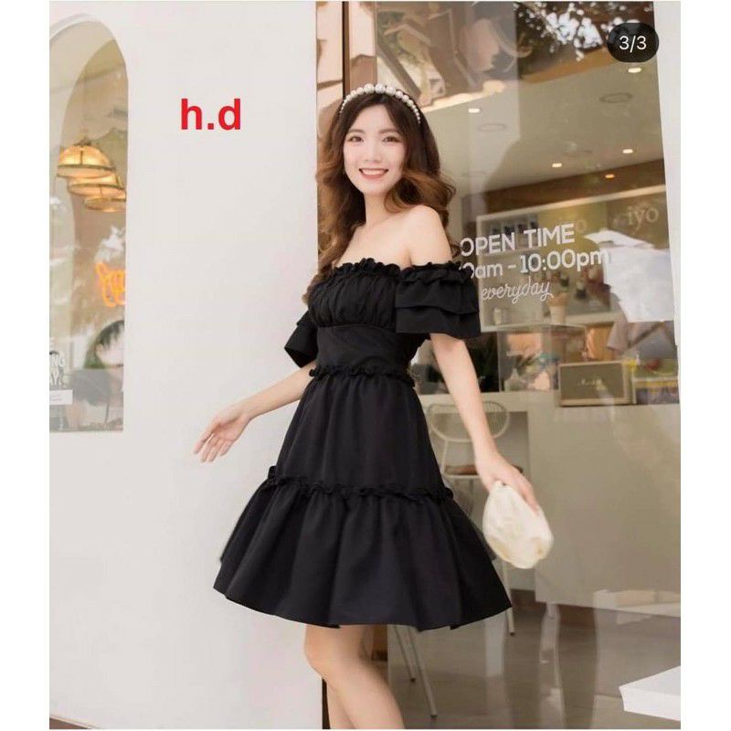VÁY TRỄ VAI 3 TẦNG BÈO XINH