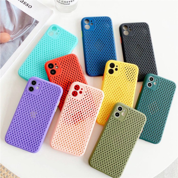 N2 Ốp lưng iphone Lưới tản nhiệt 5/5s/6/6plus/6s/6splus/7/7plus/8/8plus/x/xr/xs/11/12/pro/max/plus/promax 1 2