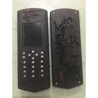 Vỏ gỗ cho điện thoại 110i gỗ mun