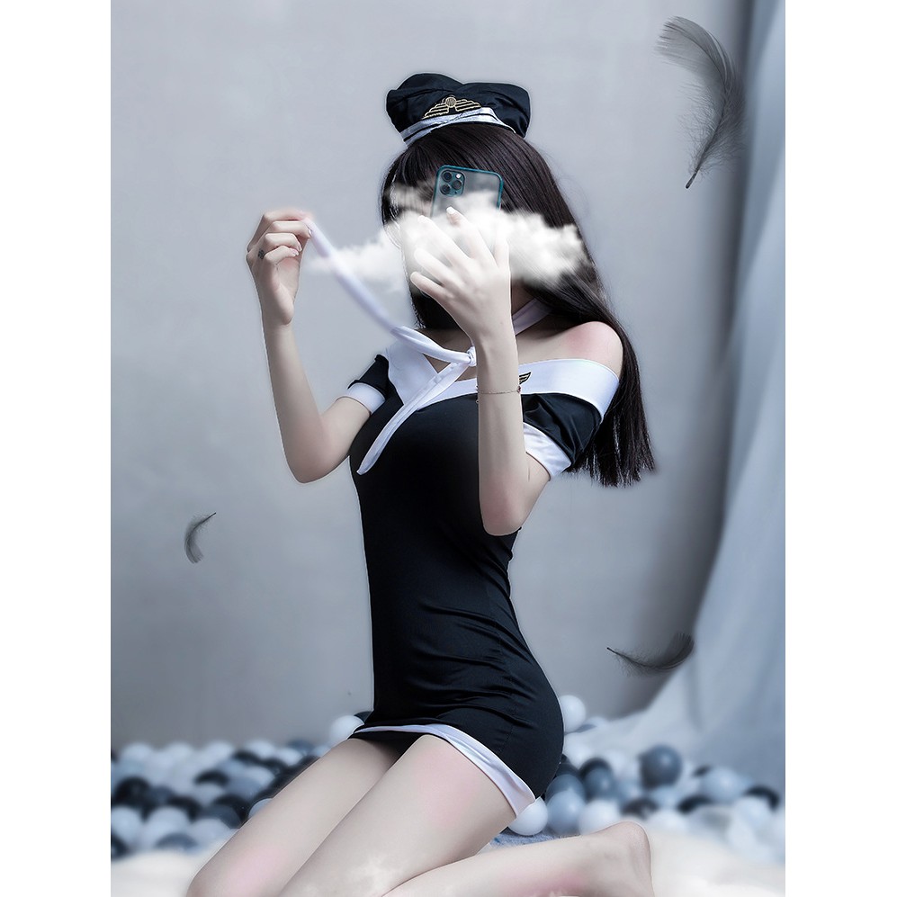 Set đồ ngủ Cosplay Tiếp Viên Hàng không TuTu Airline L375 | BigBuy360 - bigbuy360.vn