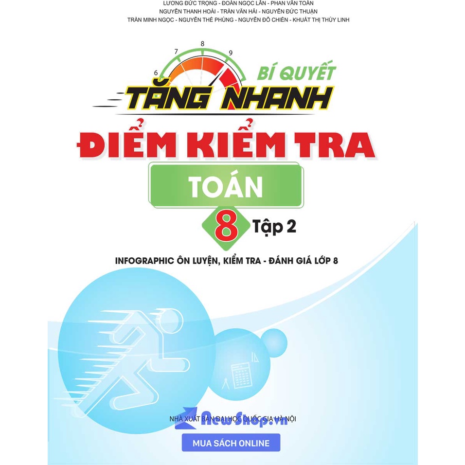 Sách - Bí Quyết Tăng Nhanh Điểm Kiểm Tra Toán 8 Tập 2