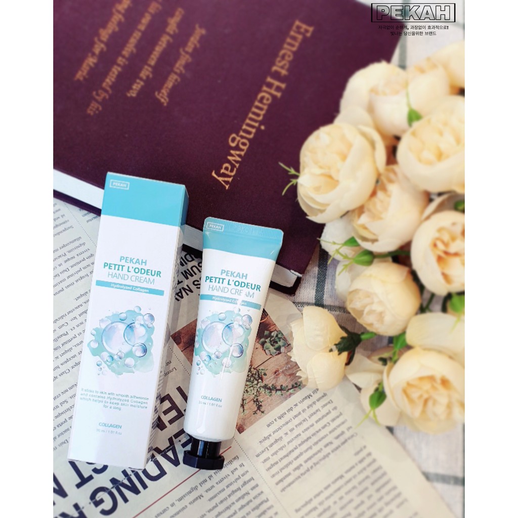 Kem dưỡng da tay collagen PEKAH PETIL L’ODEUR HAND CREAM ❤️ 𝑭𝑹𝑬𝑬𝑺𝑯𝑰𝑷 ❤️ Kem dưỡng da tay Hàn Quốc 30ml | BigBuy360 - bigbuy360.vn