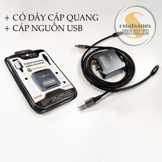 Bộ chuyển đổi quang sang AV Choseal kèm dây quang